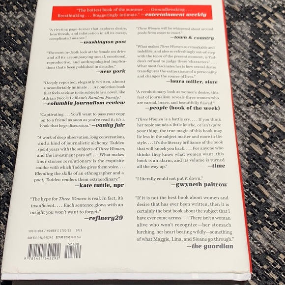 NWOT   Three Women by Lisa Taddeo - Picture 3 of 3